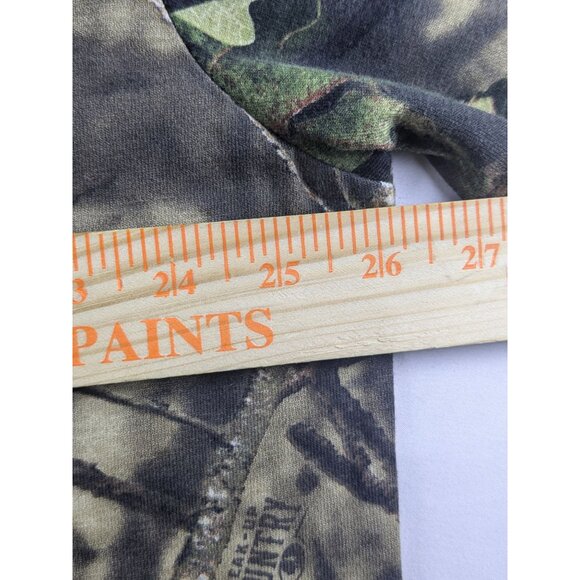 Red Head Mossy Oak Break Up Mens 2XL Hardwoods Camo Hunting T-Shirt Long Sleeve - Picture 4 of 11